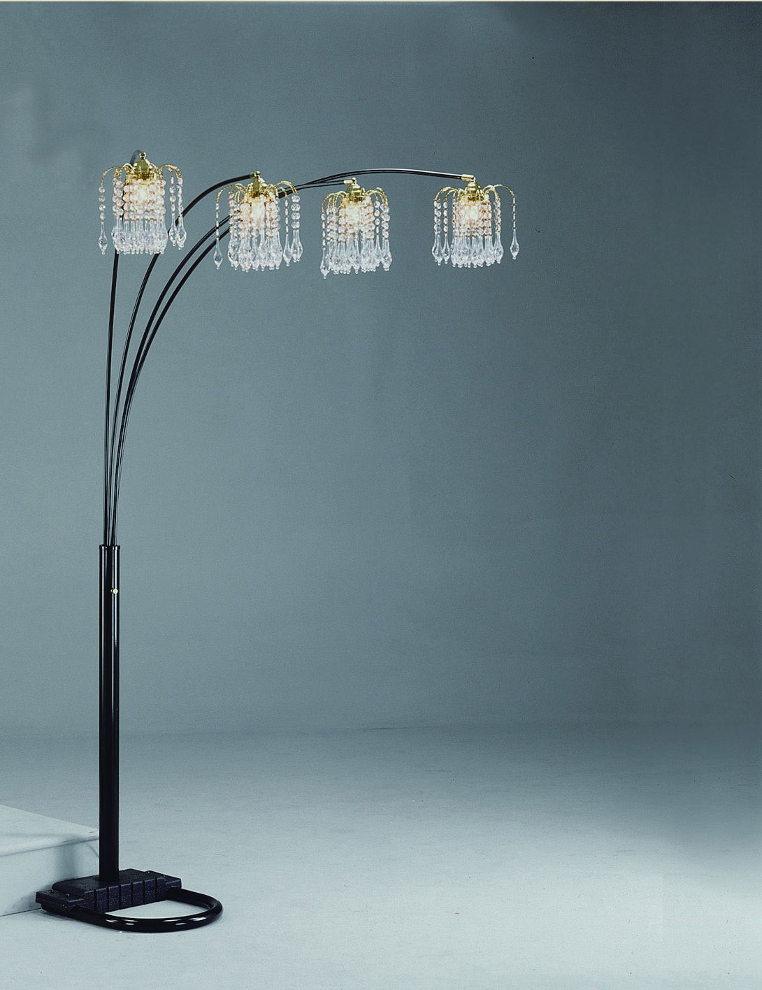Rain Drop - Arc Lamp - Black