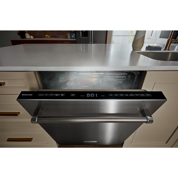 KitchenAid 39 dBA Printshield Finish Flush-To-Cabinet Dishwasher With Freeflex Fit Third Level Rack