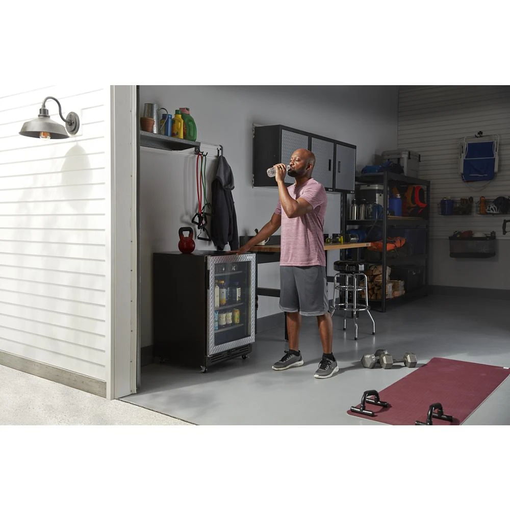 6' Adjustable Height Hardwood Workbench - Hammered Granite