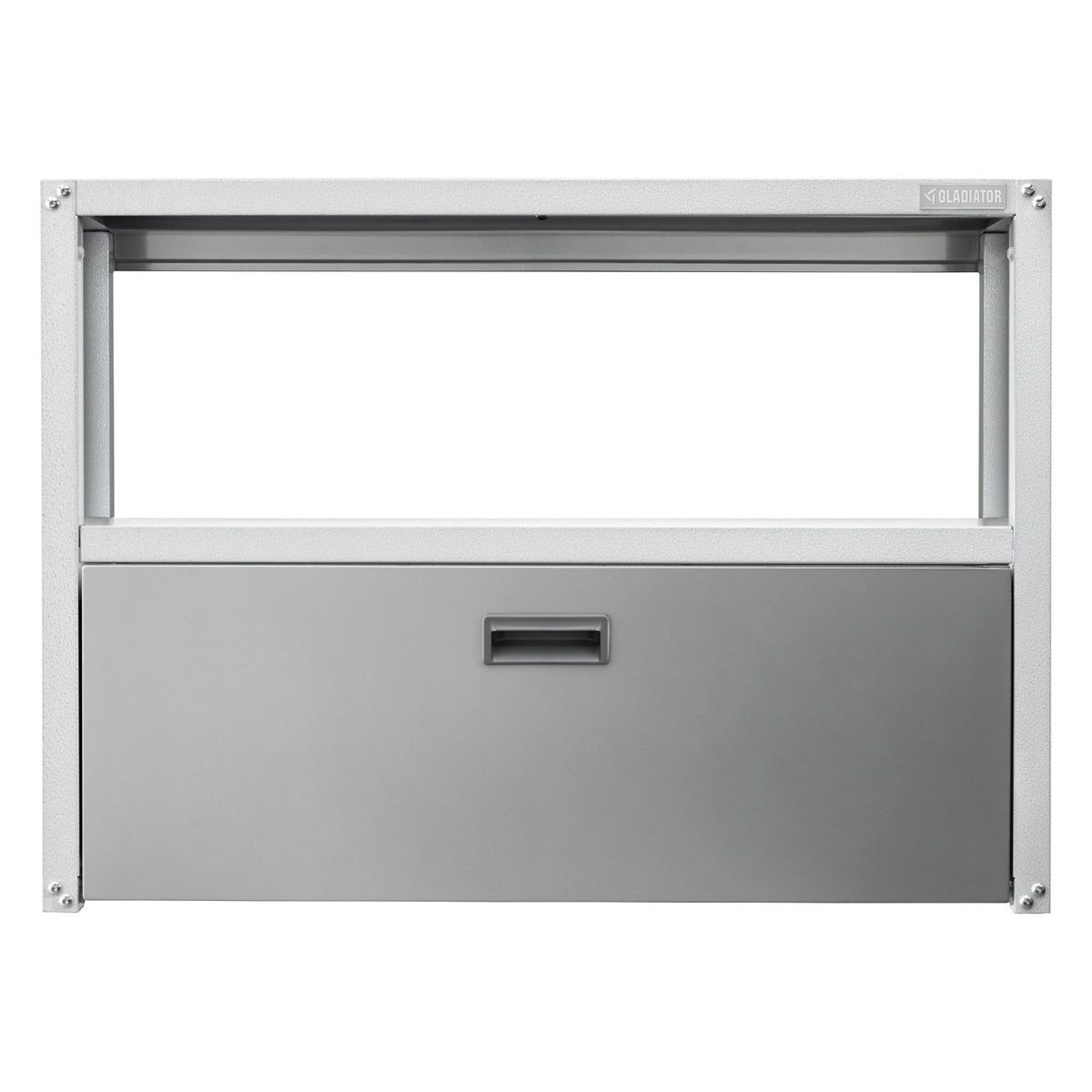 Ready-to-Assemble Foldaway Work Station - Gray Slate