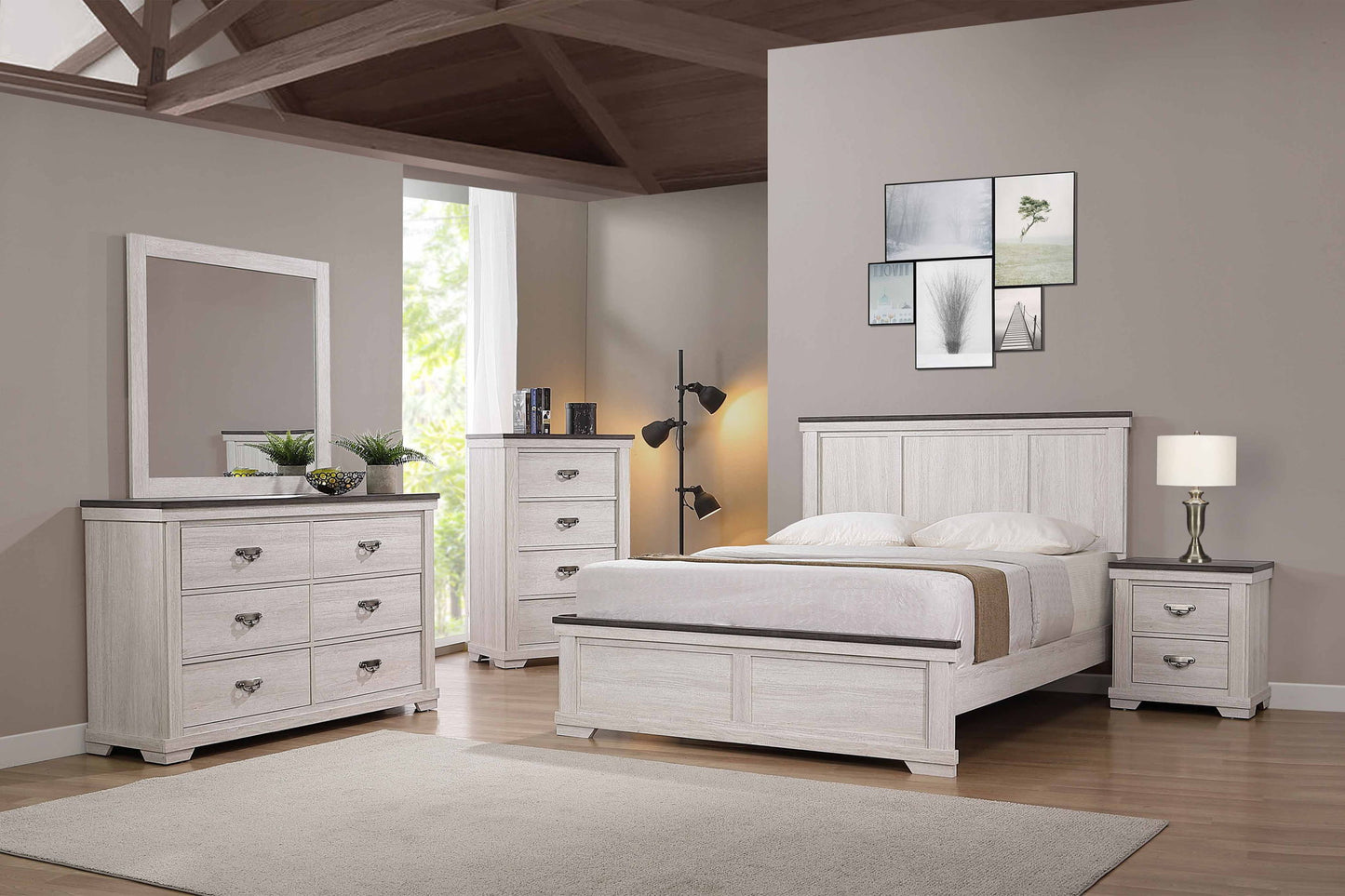 Leighton - Dresser - White