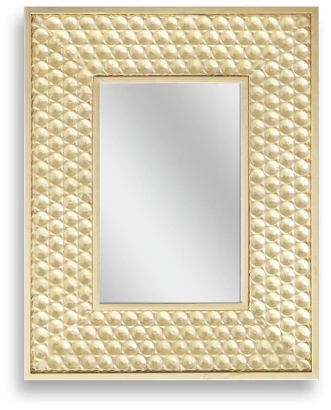 Champagne Bubble Glow - 21" x 21" Framed Wall Mirror