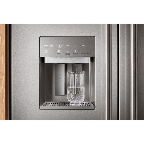 29.4 Cu. Ft. 48" Built-In Side-By-Side Refrigerator Features Exterior Water And Ice Dispenser With Measured Fill