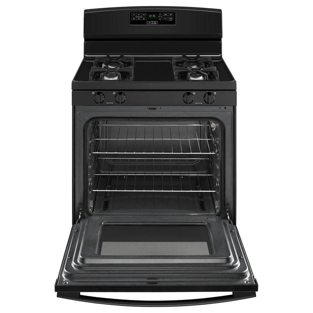 30" Gas Range With Bake Assist Temps - Black