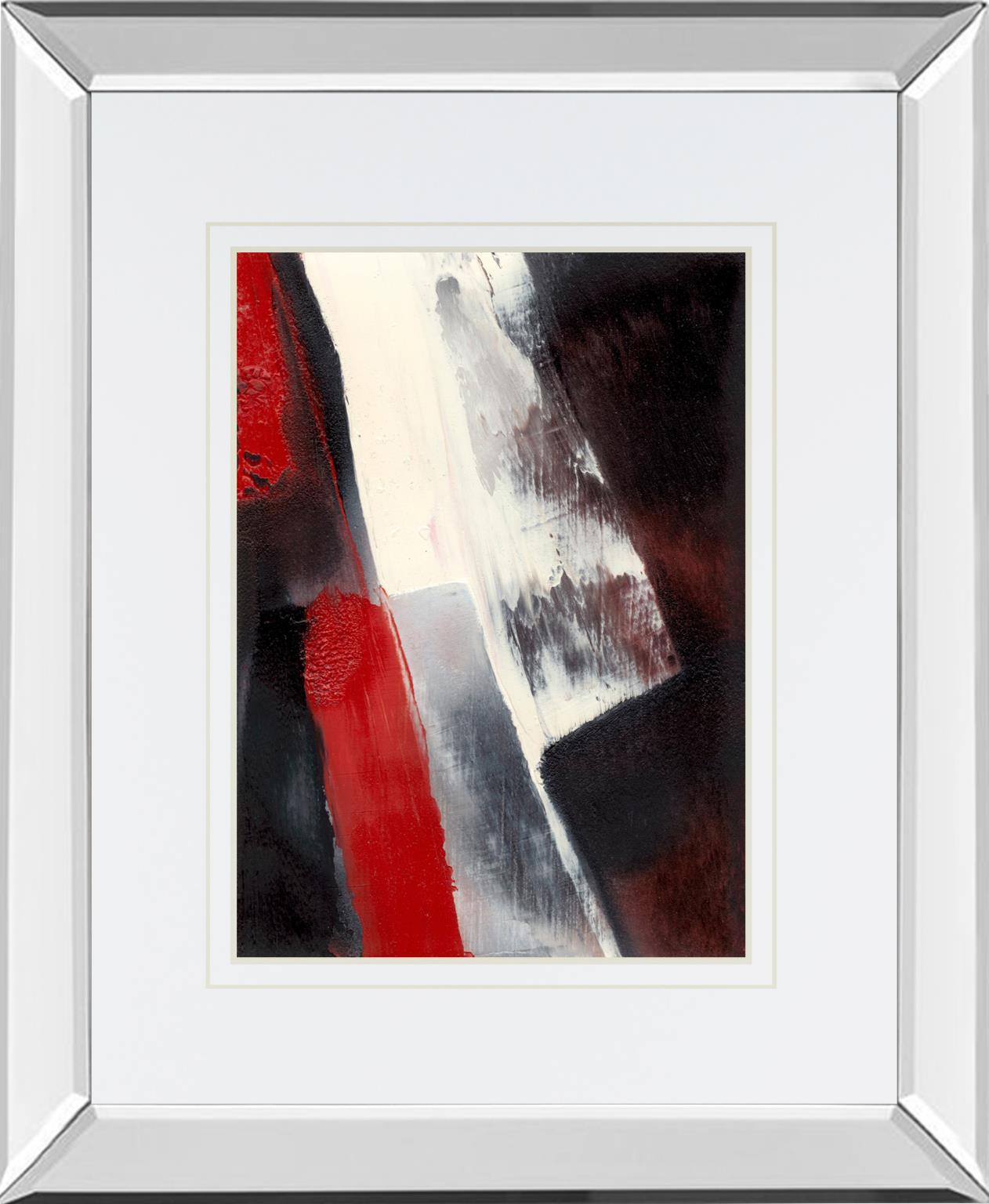 Red Streak I By Sharon Gordon - Dark Gray