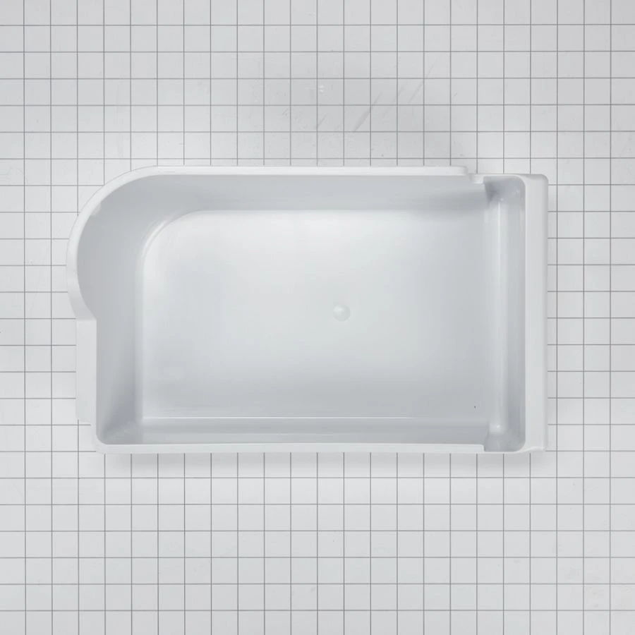 Plastic Refrigerator Ice Maker Tray/Bin (5 1/2" H X 9 1/2" W X 16 1/4" D) - White