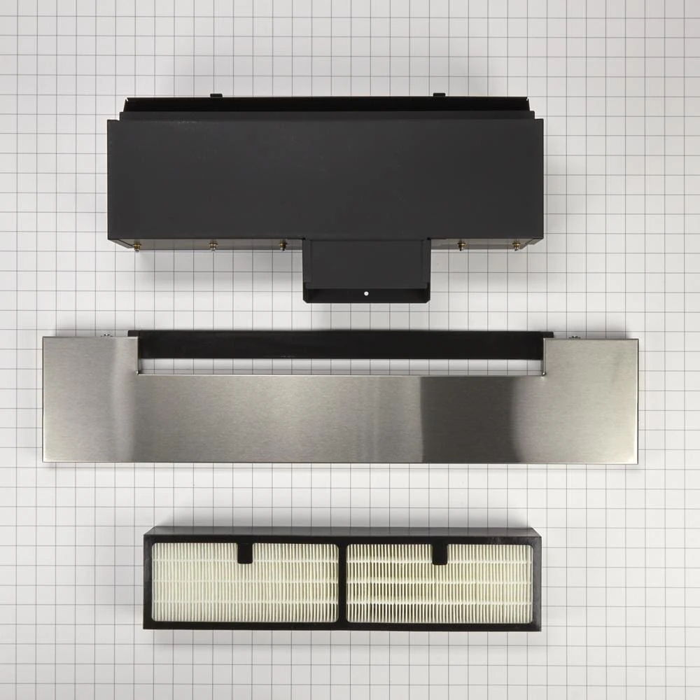 Range Ductless Downdraft Vent Kit, Fits Jes1750Es, Jds1750Es, And Jds1750Ep, Size: 29.8" L X 0.7" W X 6.3" H - Stainless Steel