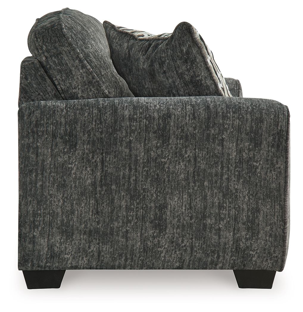 Lonoke - Loveseat - Gunmetal