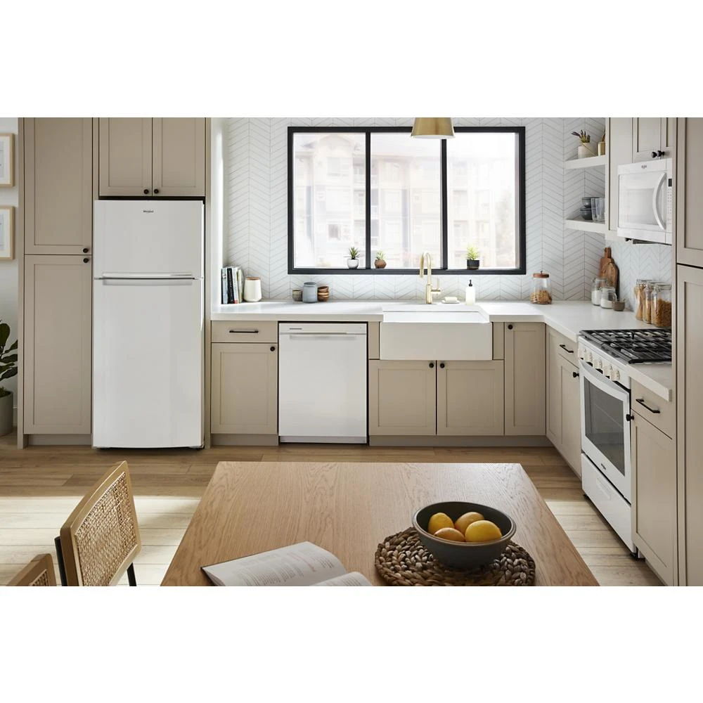 28" Wide Top-Freezer Refrigerator, 16.3 Cubic Feet - White
