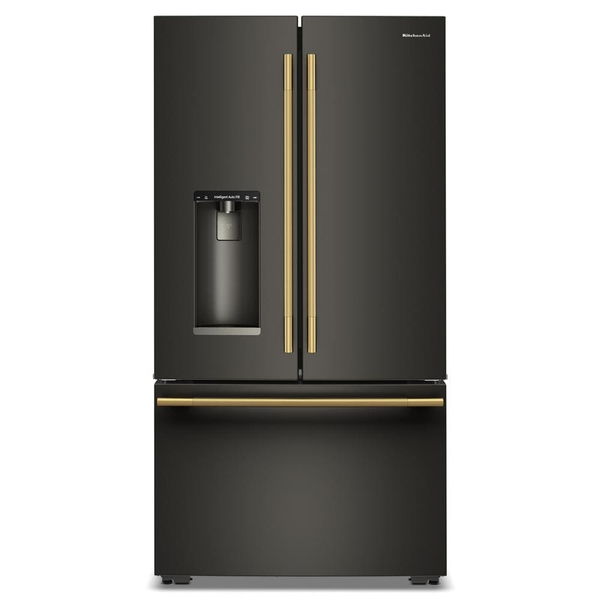 Counter-Depth French Door Refrigerator With Intelligent Auto Fill, Dual Ice - Black Ore