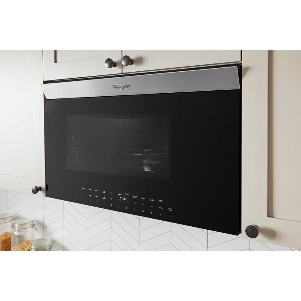 Air Fry Over- The-Range Oven With Flush Built-In Design - Fingerprint Resistant Stainless Steel