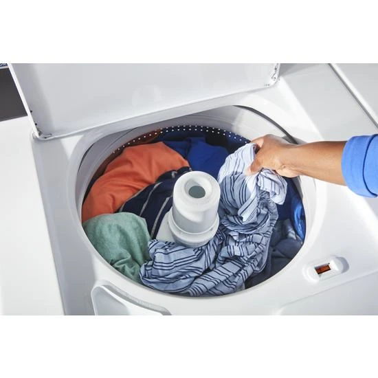 Commercial-Grade Residential Electric Dryer - 7.4 Cu. Feet - White