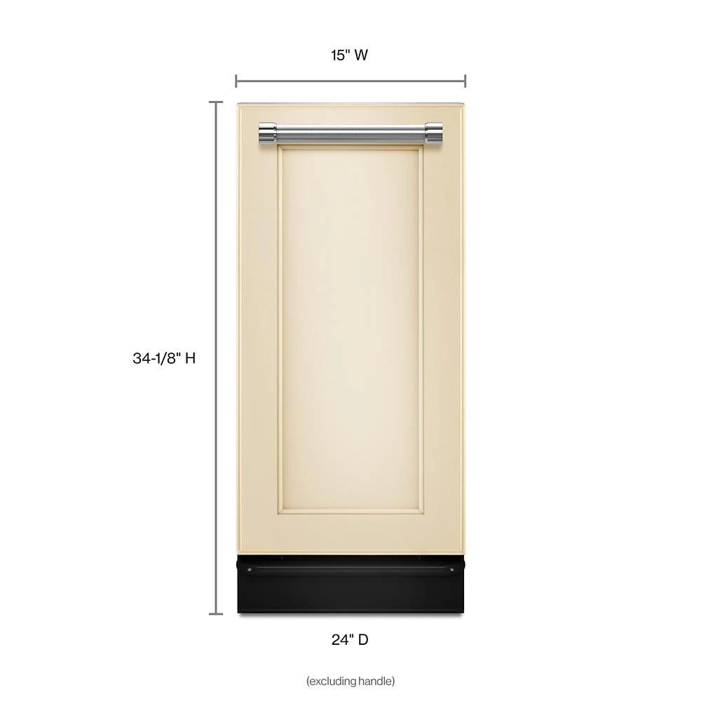 1.4 Cubic Feet Panel-Ready Built-In Trash Compactor