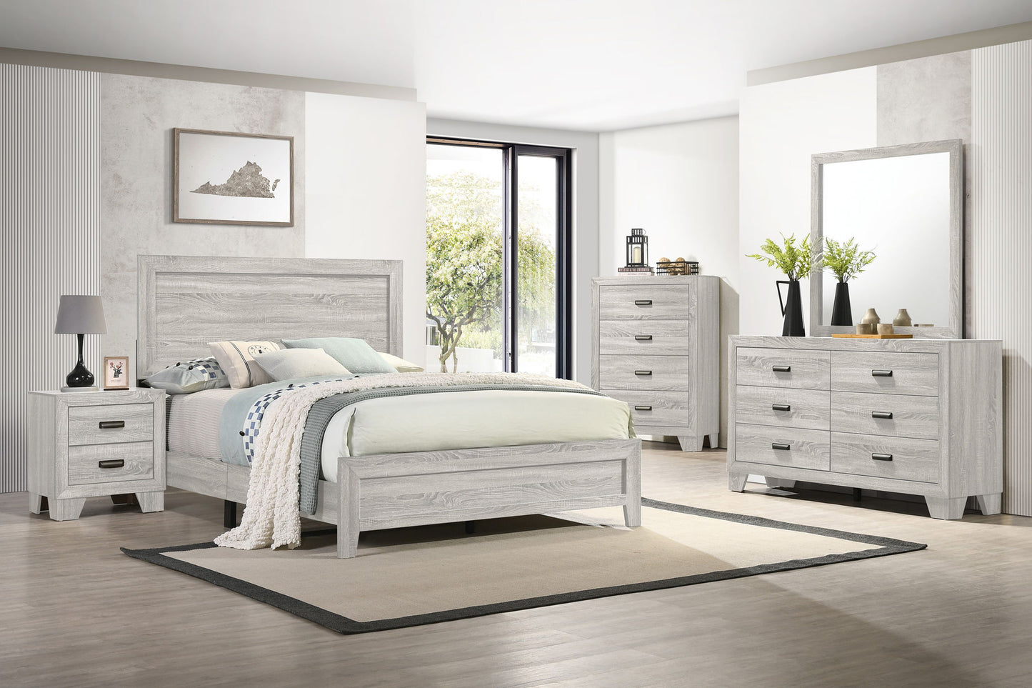 Millie - Night Stand - White