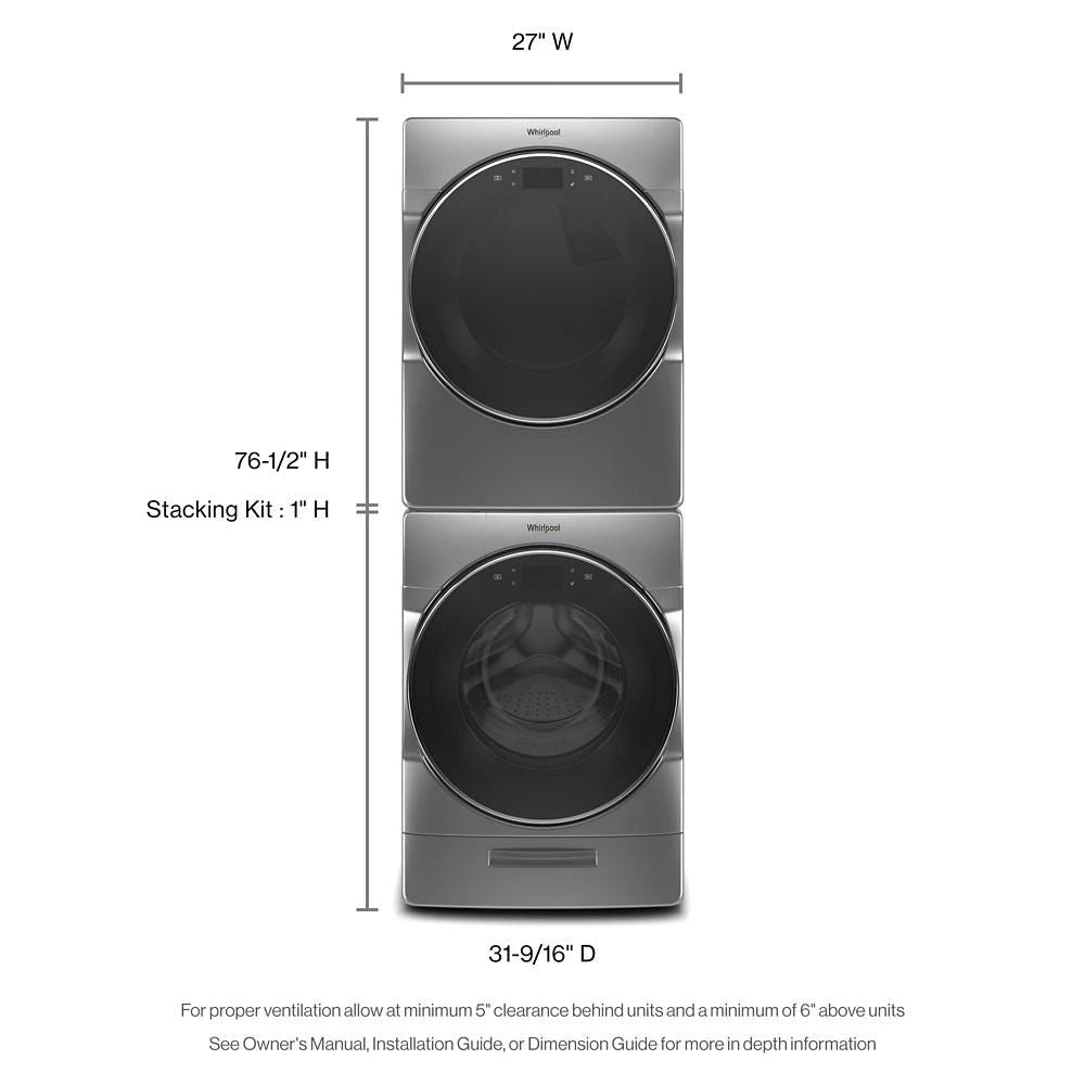 7.4 Cubic Feet Front Load Hybrid Heat Pump Dryer