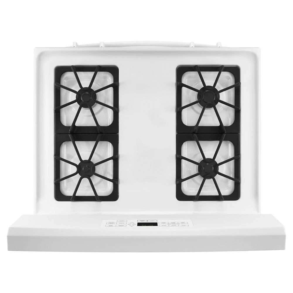30" Gas Range With Self-Clean Option - White
