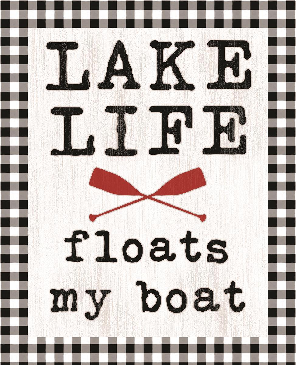 Framed Small - Lake Life By Dogwood Portfolio - Beige