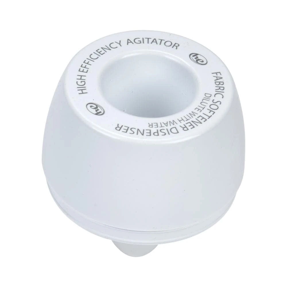 Liquid Fabric Softener Dispenser For Agitator-Mount, Direct Drive Washing Machines And Fits 27" Value Brand Models From Roper, Amana, And Crosley - White