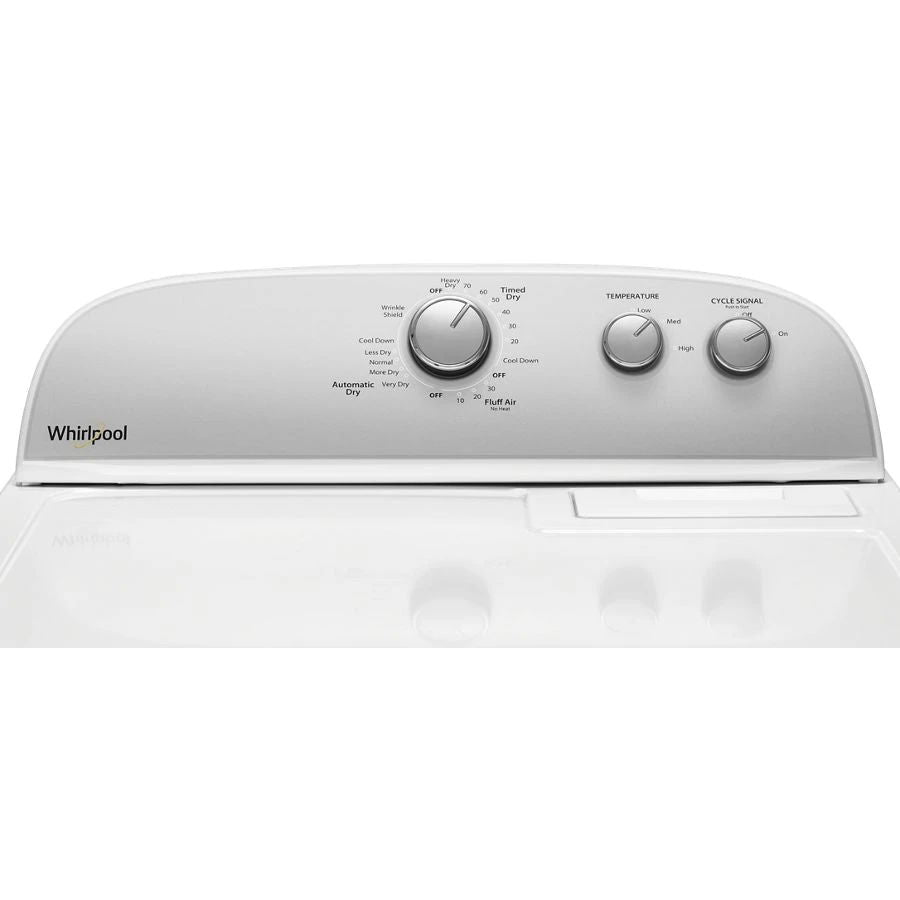 7.0 Cubic Feet Top Load Electric Dryer With Autodry Drying System - White