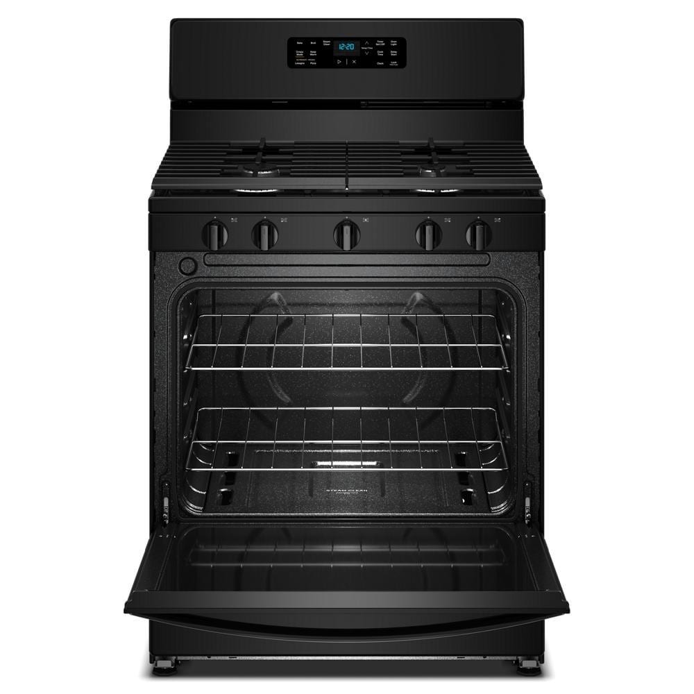 30" Gas Range With Crispy Mode And Griddle Zone - Black
