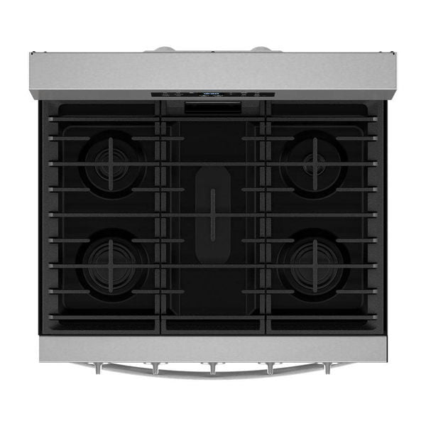 30" Gas Range With Air Cooking Technology, No Preheat Air Fry And Air Baking And Self Clean - Fingerprint Resistant Stainless Steel