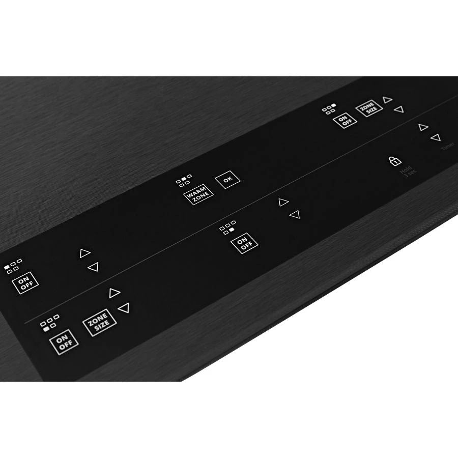 30" Electric Ceramic Glass Cooktop With Two Dual Radiant Elements - Black