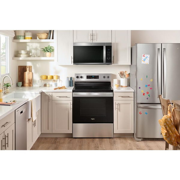 30" Electric Range With No Preheat Mode And Steam Clean