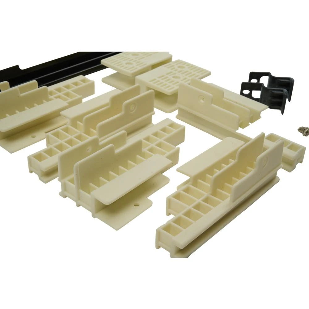 27" Combination Wall Range Flush Installation Trim Kit, Fits Woc54Ec7Hb - Black / White