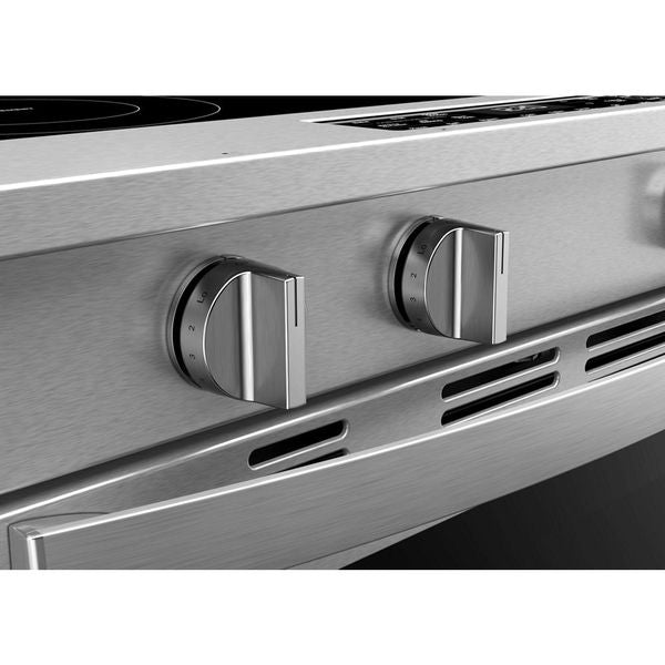 30" Electric Smart Range With Air Cooking Technology - Fingerprint Resistant Stainless Steel
