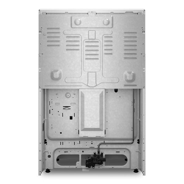 30" Gas Range With Air Cooking Technology And Steam Clean - White