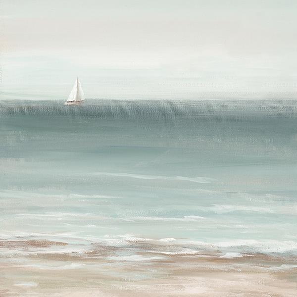 Calm At Sea II By Nan - Light Blue