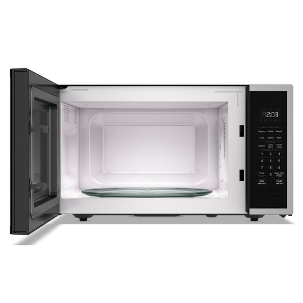 1.6 Cu. Ft. Countertop Microwave - Stainless Steel