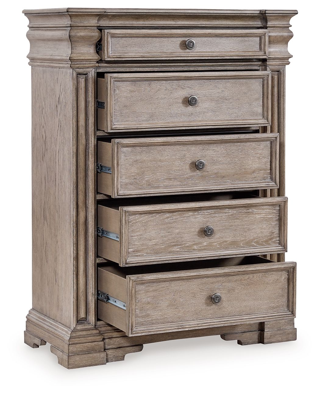 Blairhurst - Five Drawer Chest - Light Grayish Brown