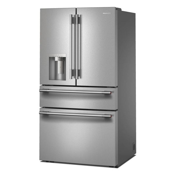 29 Cu. Ft. French Door Refrigerator With Exterior Water And Ice And Freshchill Full-Width Refrigerated Drawer - PrintShield Stainless