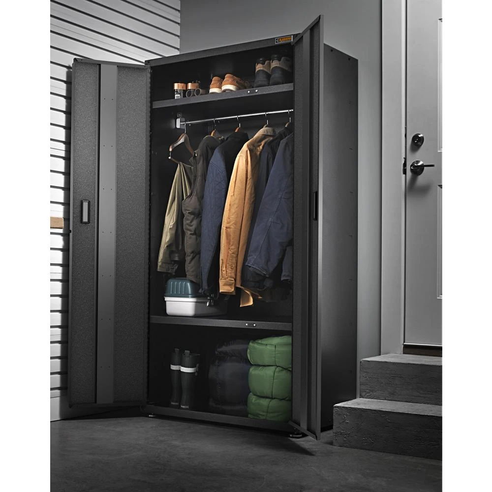 Ready-to-Assemble All-Season GearCloset - Hammered Granite