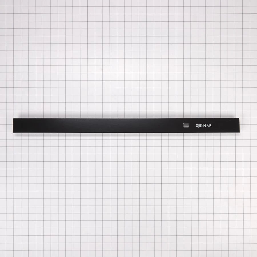30" Range Downdraft Vent Top Trim, Fits Jxd7030Ys - Black