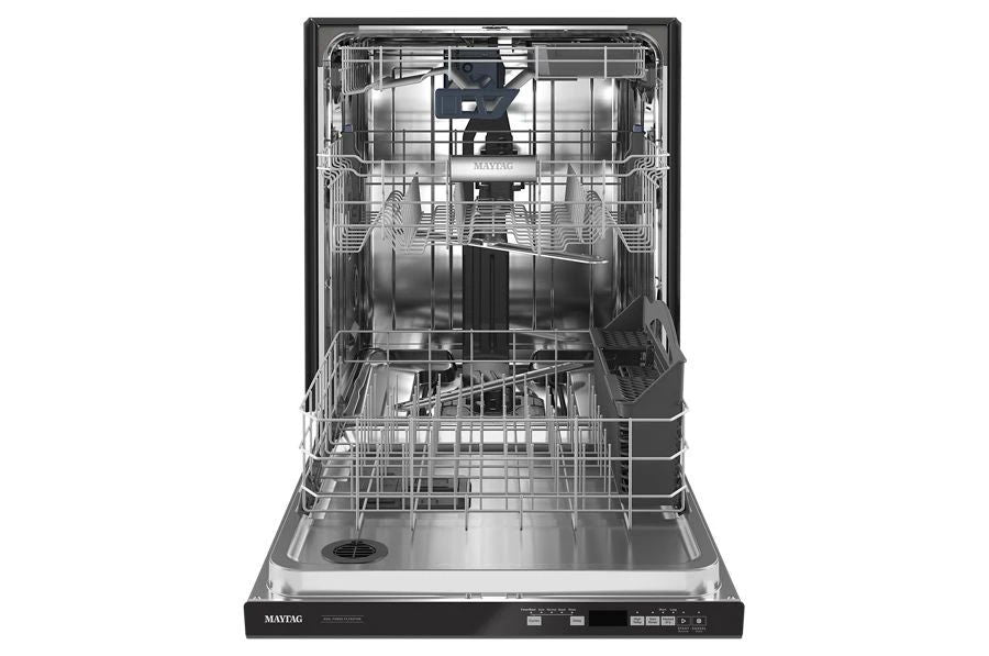 Front Control Dishwasher With Third Level Rack And Dual Power Filtration - Black