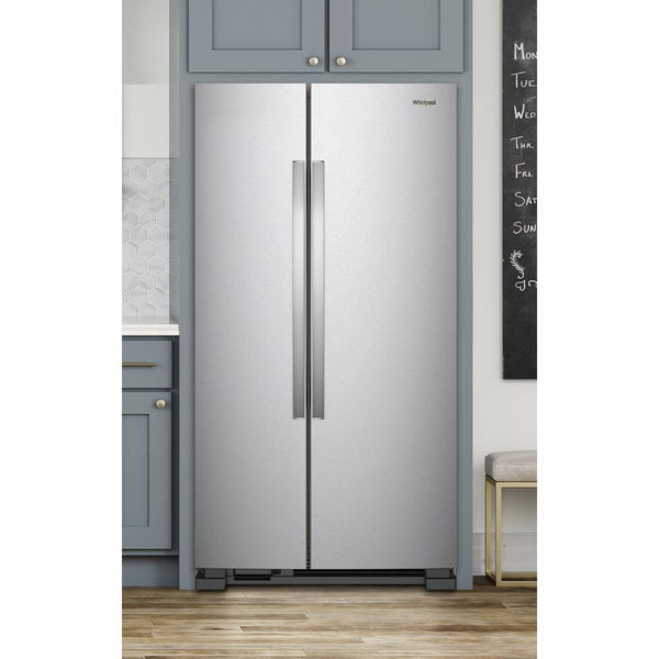33" Wide Side-By-Side Refrigerator, 22 Cu. Ft.