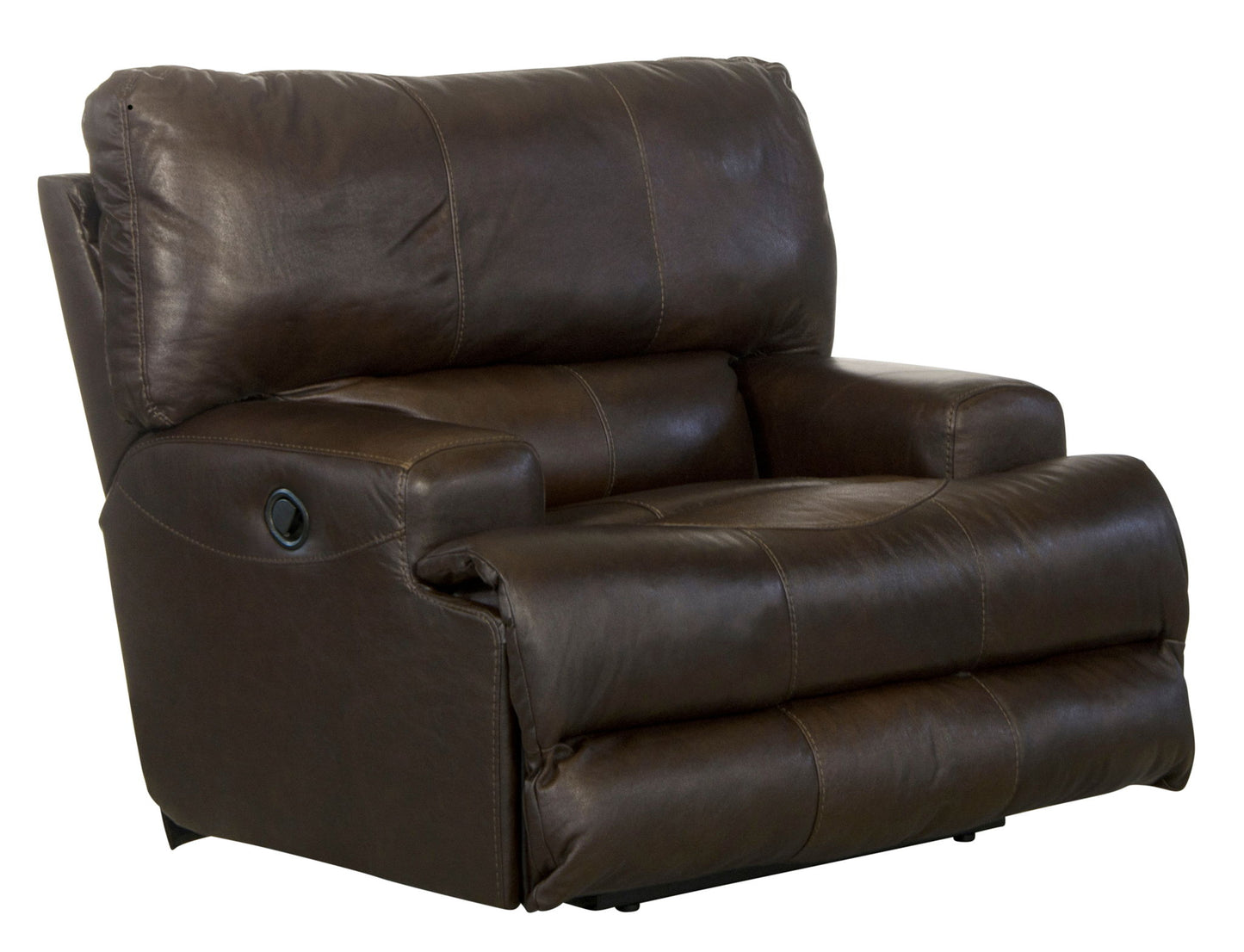 Wembley - Italian Leather Match Lay Flat Recliner - Chocolate
