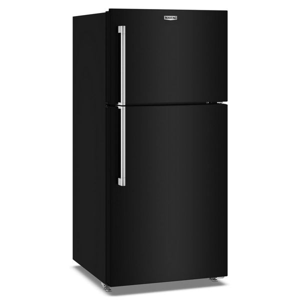 30" Wide Top-Freezer Refrigerator With Garage Mode, 19 Cu. Ft. - Black
