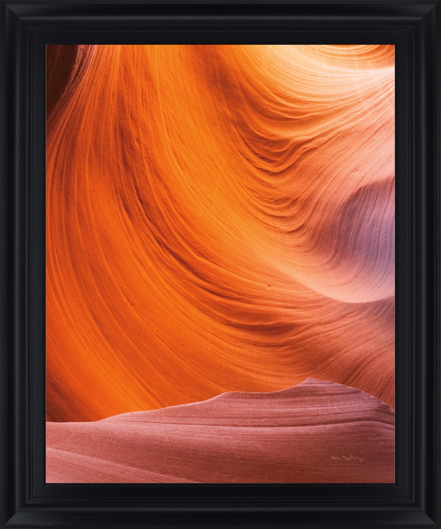 Canyon Flame - 28" x 34" Framed Wall Art
