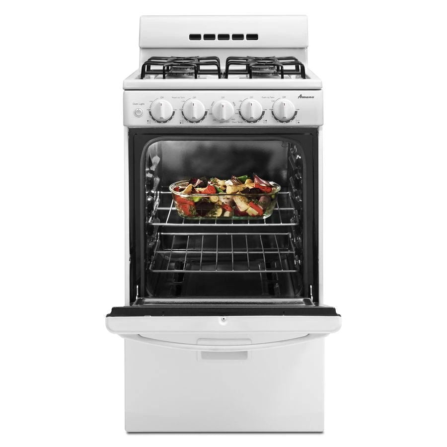20" Gas Range With Compact Oven Capacity