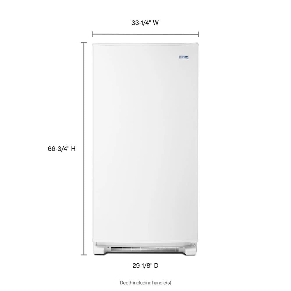 20 Cubic Feet Frost Free Upright Freezer With LED Lighting