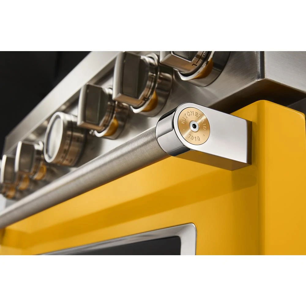 Kitchenaid Commercial-Style Range Handle Medallion Kit (Includes Two Medallions, Screws, And One 1/8" Hex Wrench) - New Gold