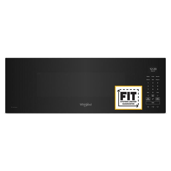 1.1 Cu. Ft. Smart Low Profile Microwave Hood Combination With 450 Crm 4-Speed Venting - Black