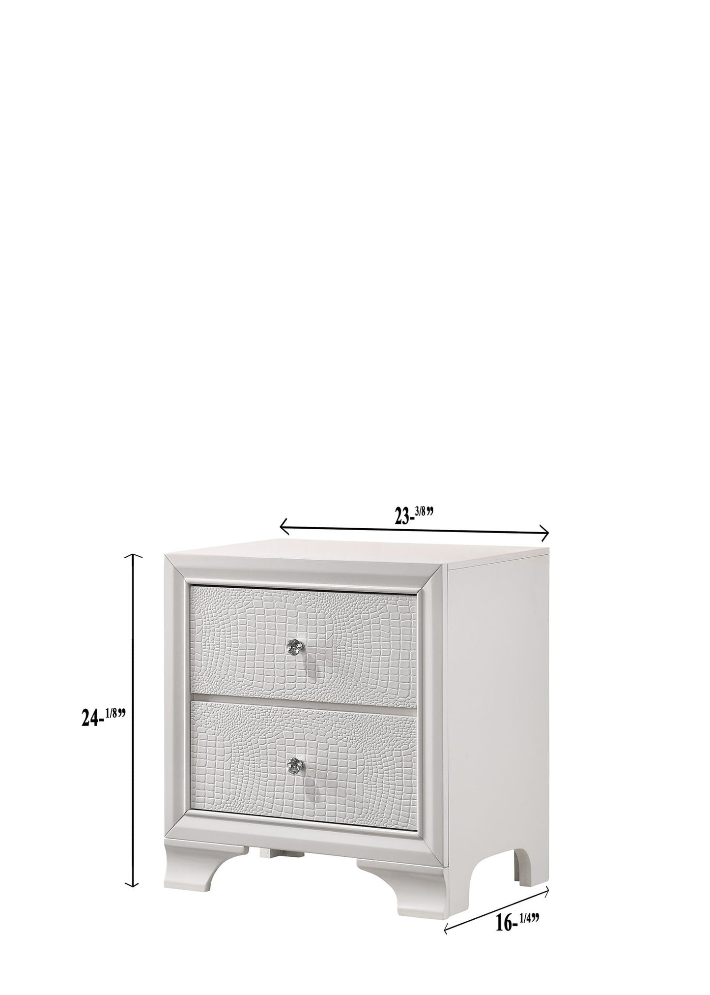 Lyssa - Nightstand - White