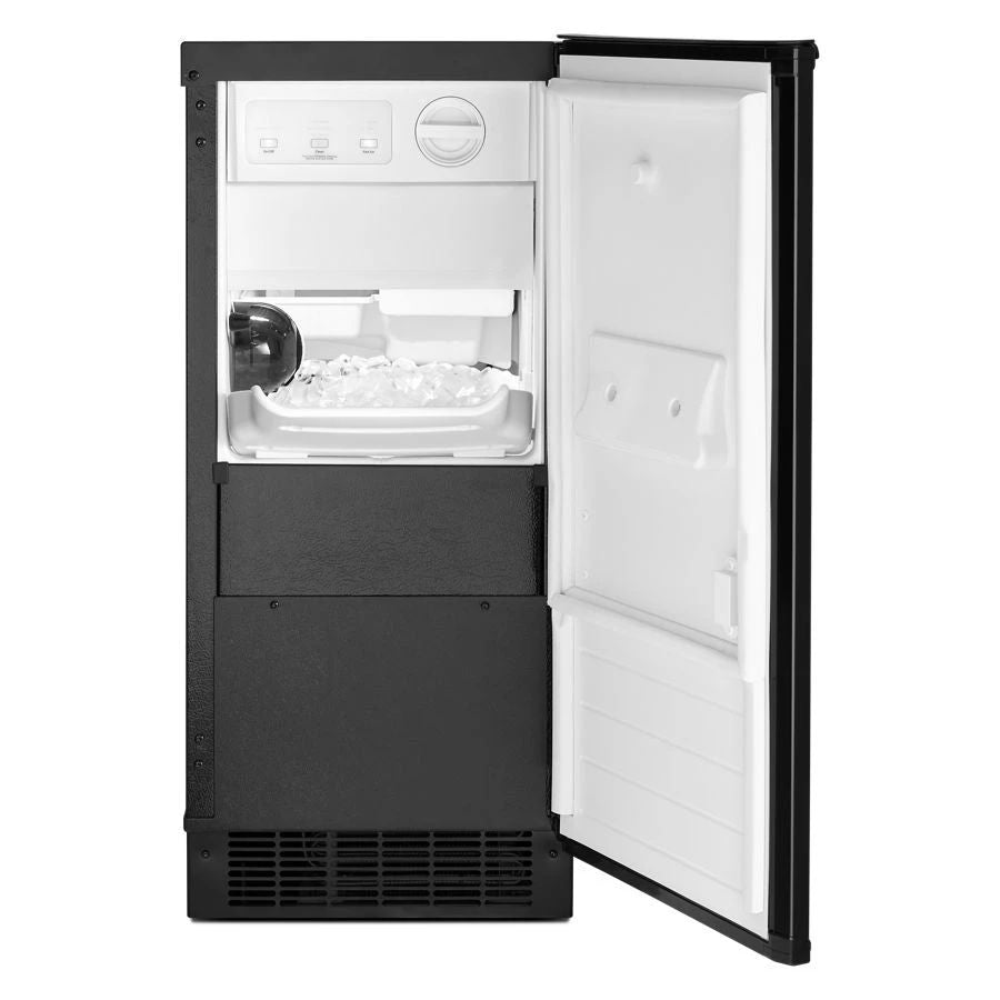 15" Icemaker With Clear Ice Technology - Black