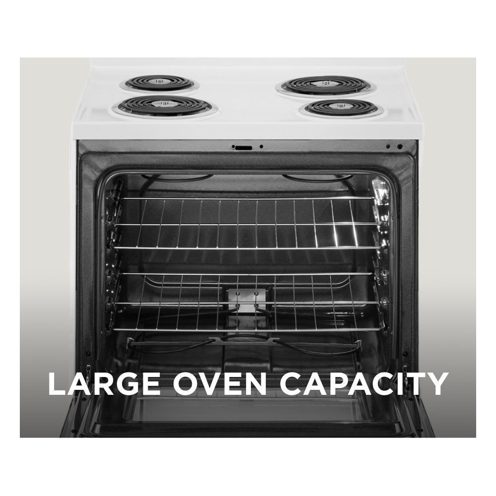 Amana Electric Range With Bake Assist Temps - White