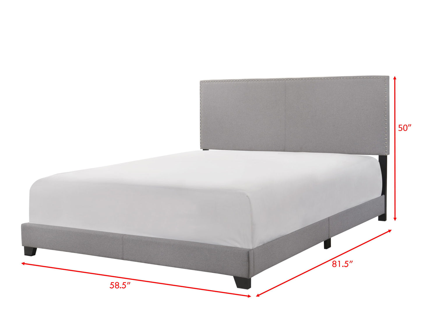 Erin - Full Bed - Gray