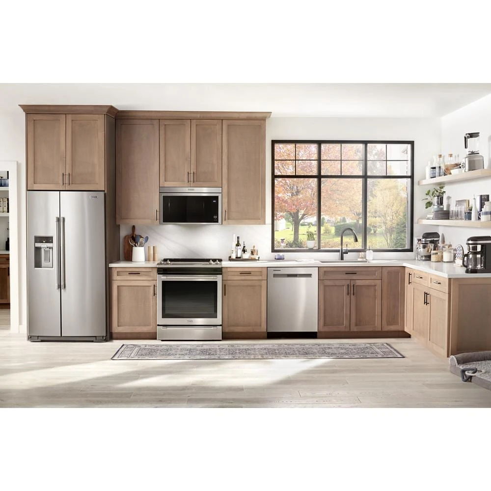 Over-The-Range Flush Built-In Microwave, 1.1 Cubic Feet - Fingerprint Resistant Stainless Steel